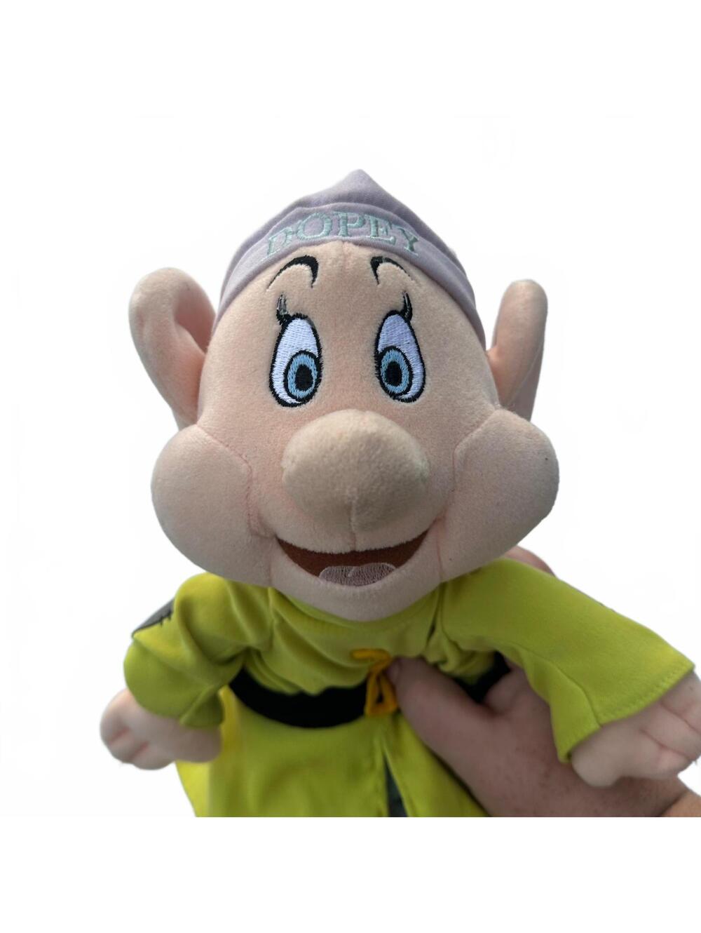 Original The Disney Store. Doopey Plush 12". Snow White. Seven Dwarfs